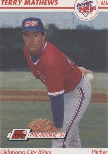 1991 Line Drive Pre-Rookie - Terry Mathews #311 - 1 of 1