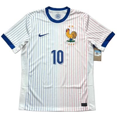 2024/25 France Away Jersey #10 Mbappe Medium Nike Soccer Euro Kit