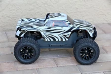 Custom Body Zebra Style for Clipless ARRMA GRANITE 223S DSC & MEGA 1/10