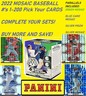 2022 Panini Mosaic BASE & PARALLELS Baseball RC (1-200) - Complete Your Set