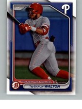 2024 Bowman TayShaun Walton BP-113 Prospects Philadelphia Phillies