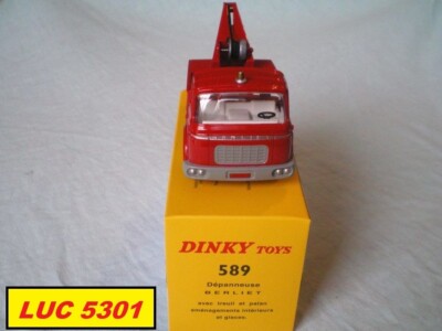 Dinky Toys 589 - BERLIET Gak dépanneuse rouge 1:43 - Atlas