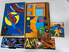 The Amazing Spider-Man Colorforms Adventure Set 591 Complete Vintage 1974