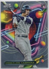 Oswaldo Cabrera 2023 Topps Cosmic Chrome Baseball Base