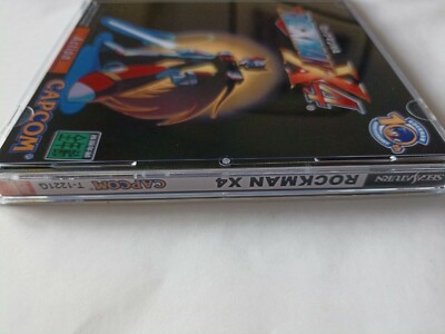 Cover E Custodia Sega Saturn Per Rockman X4 (Megaman) - Capcom - Come Nuovo