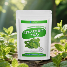 Organic Spearmint Tea Bags Caffeine Free Promote Digestion Relieve Fatigue