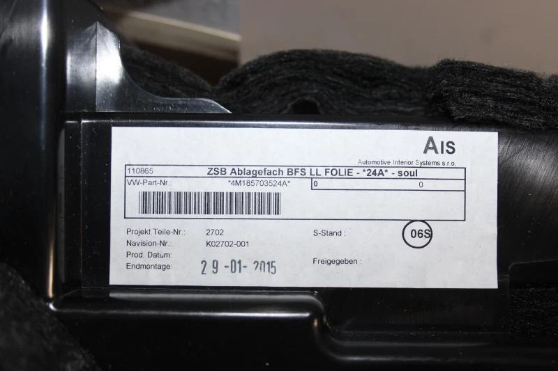 Glove Box AUDI Q7 16 - Изображение 4 из 4