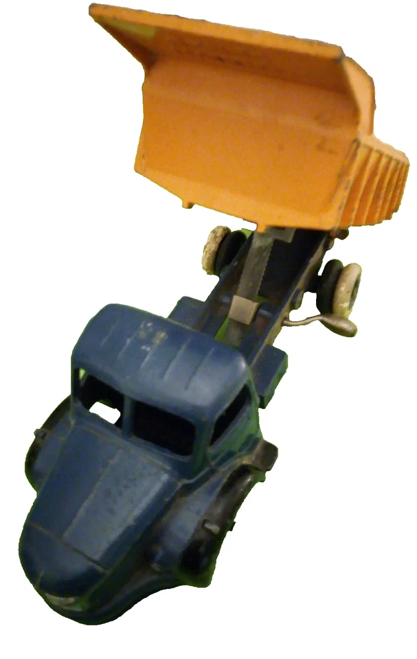 1950 -Camion BERLIET 34A + Benne MARREL- DINKY TOYS- Made in France par MECCANO - Photo 4/4