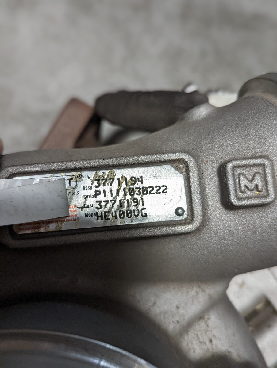 Cummins Turbocharger HE400VG PN: 5359973RX 2882137NX 3771190 | eBay 