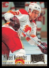 1994-95 Ultra #32 Mikael Nylander Calgary Flames Hockey Card