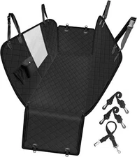 Femuar Dog Car Seat Cover with Storage Pockets Standards(54"W x58"L), Back 