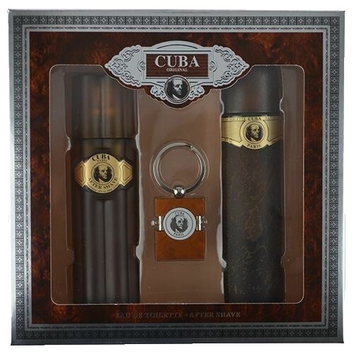 Cuba Gold by Fragluxe Gift Set for Men After Shave +Body Deodorant 