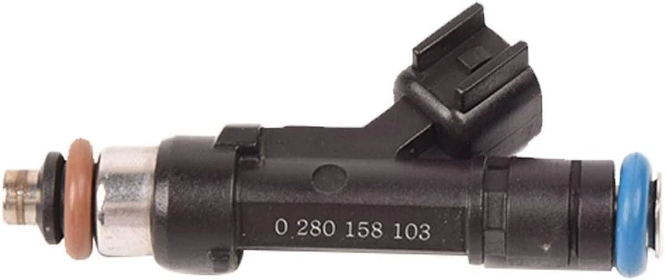 4x Inyectores de combustible originales Bosch OEM aptos para Mazda 3 GS 2008-2012 sedán de 4 puertas Foto 2 de 4