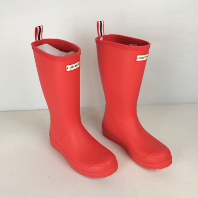 Hunter Original Play Boot Tall Women's Casual Boots, Logo Red, W7