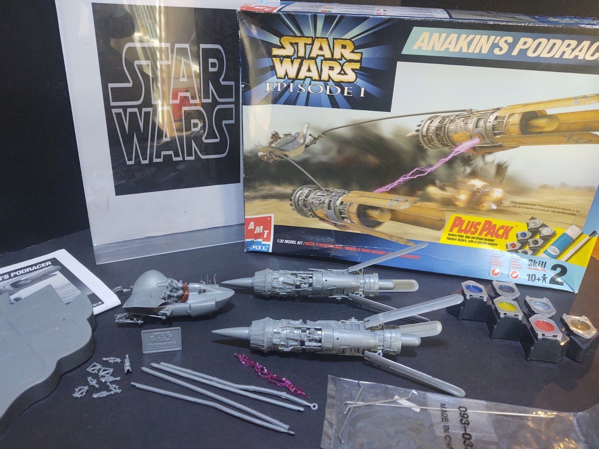 STAR WARS EPISODE 1, ANAKIN'S PODRACER, Plastic Model Kit, Scale 1