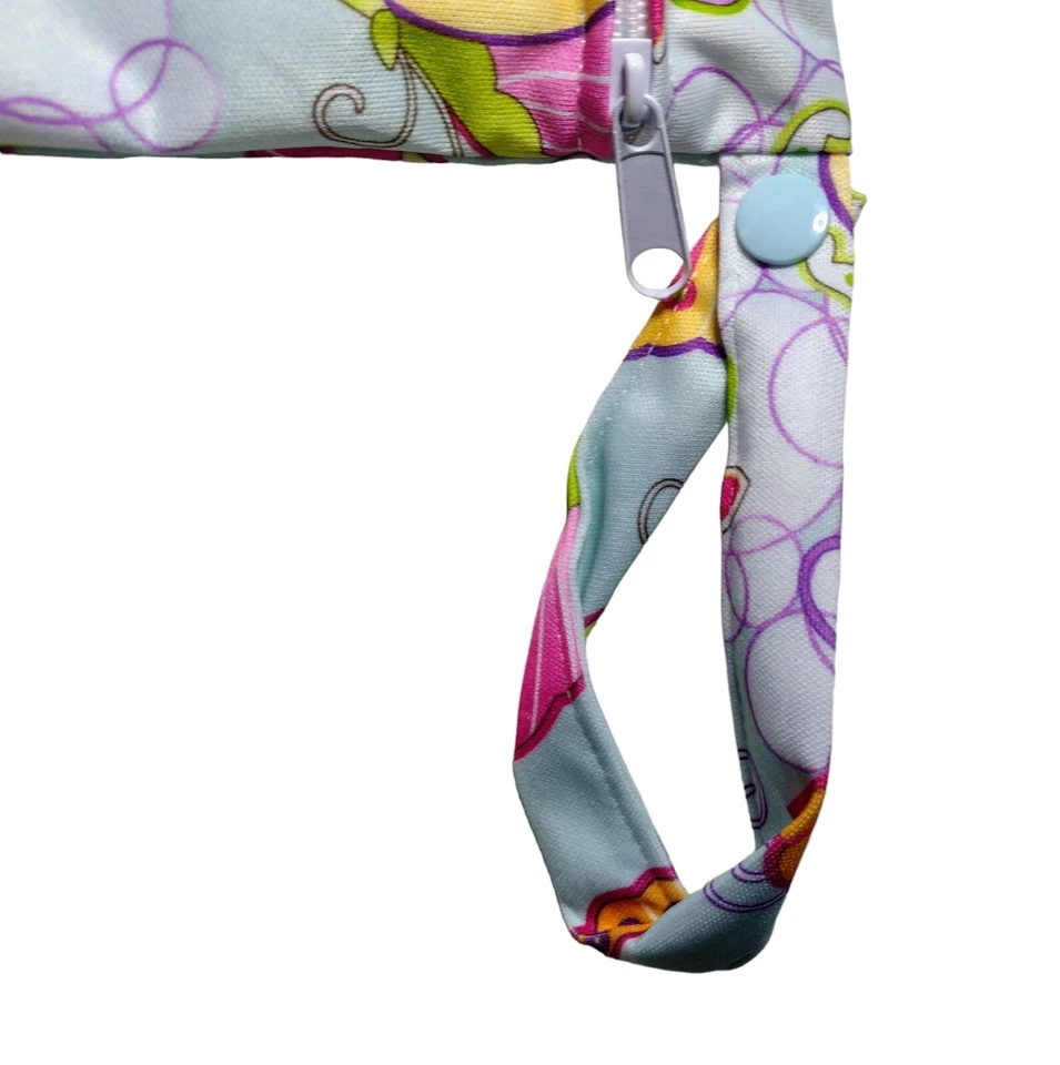 Wegreeco 蝴蝶 Doggie 尿布腕带袋卡扣拉链口袋可水洗 — 第 3/4 张图片