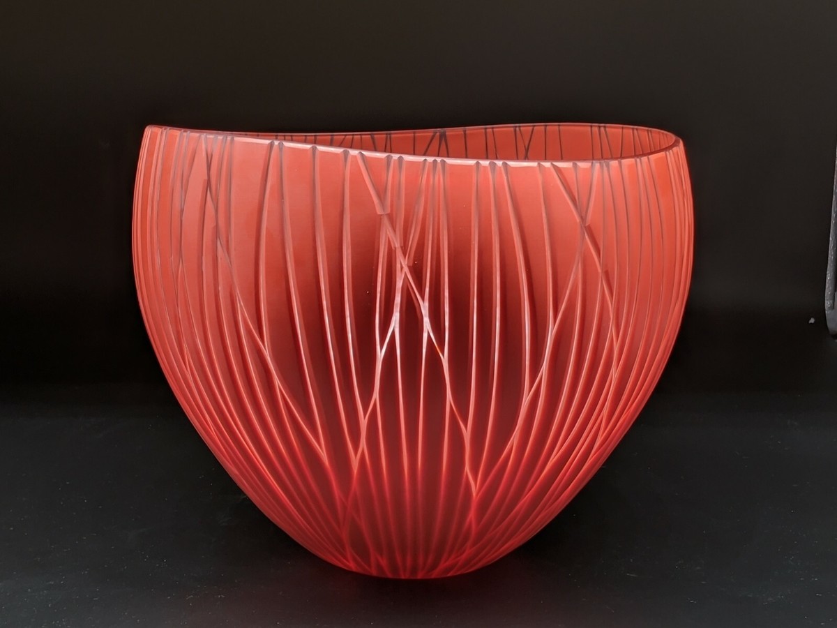 Venini Murano Monica Guggisberg Philip Baldwin Vase Fili d'Ariana