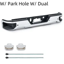 PREENEX NEW Rear Bumper Assembly For 2019-2024 Sierra 1500 Silverado 1500