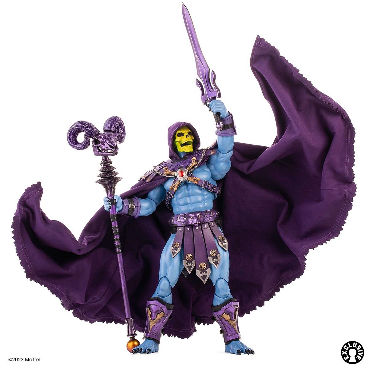 Les Maitres de l'Univers - Mondo - Skeletor - Figurine échelle 1/6ème