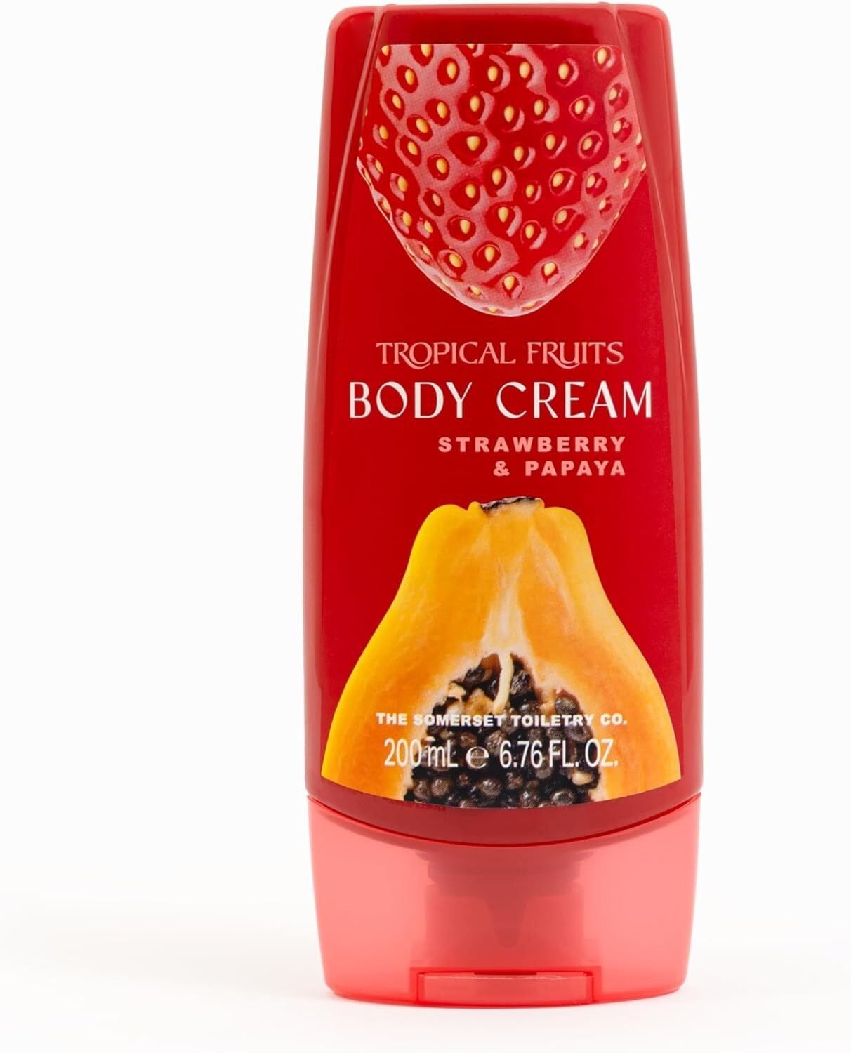 Tropical Fruits Strawberry & Papaya Body Cream 200ml