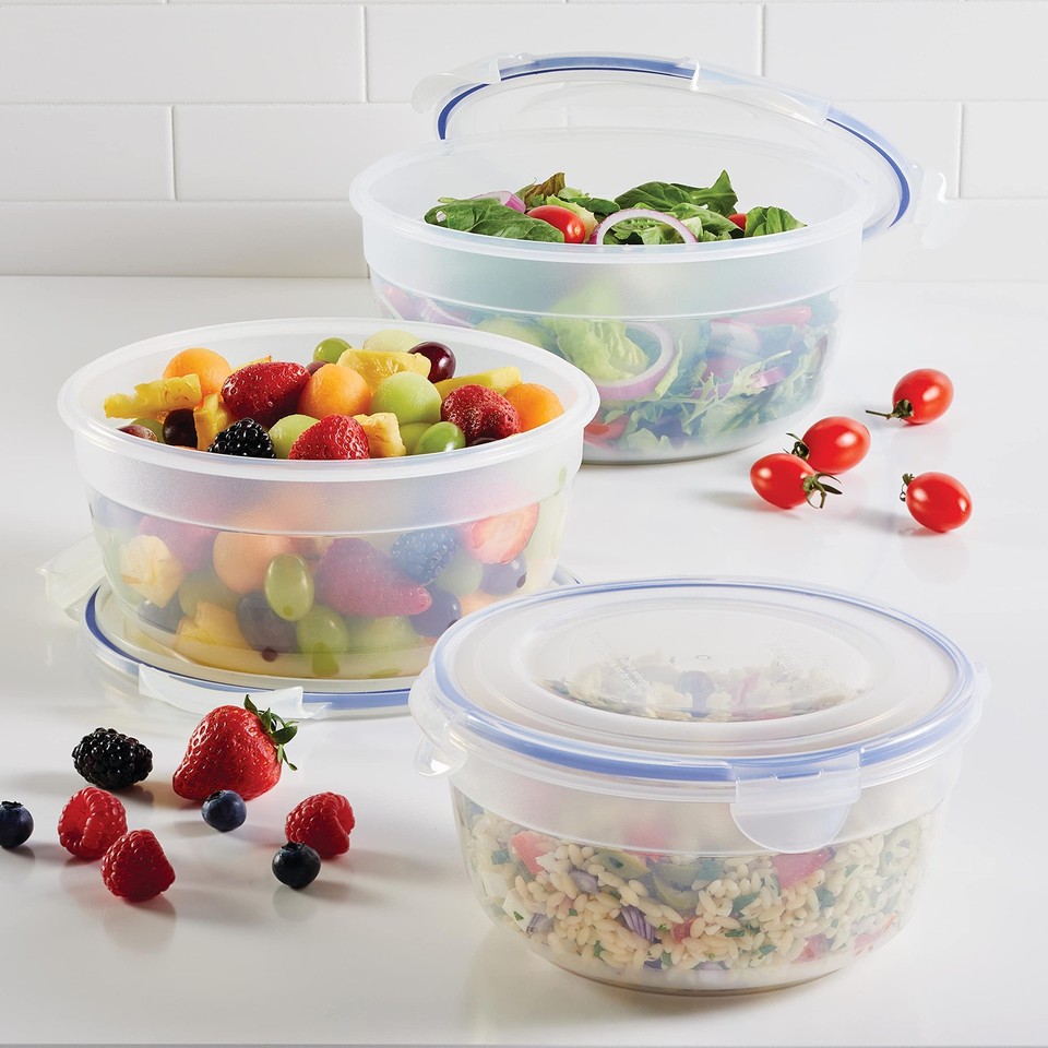 Easy Essentials Food Storage lids/Airtight containers/Stackable, BPA