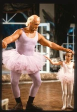 1993 HULK HOGAN & MADELINE ZIMA In MR. NANNY Original 35mm Slide Transparency