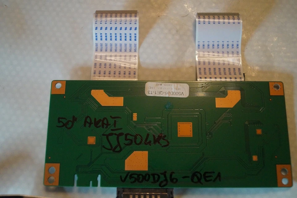 T-CON BOARD V500DJ5-CQS1 FOR 50" AKAI JJ504KS LED TV, SCREEN: V500DJ6-QE1 - Image 4 of 4