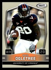 Kevin Ogletree 2009 SAGE HIT Rookie Card #63 Virginia Cavaliers. rookie card picture