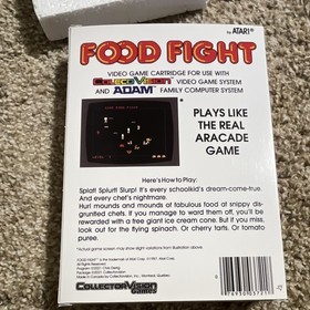 Colecovision FOOD FIGHT Homebrew CIB CollectorVision Games 2021 Coleco