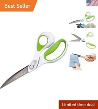 Westcott Heavy Duty 9-Inch Scissors - Enhanced Cutting Power with Carbo-Titanium