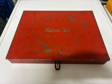 Vintage Snap On Tools Metal Storage Box / Tin. Lovely Original Condition.