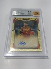 2019-20 PANINI PRIZM GOLD AUTO RC KEVIN PORTER JR. 4/5 JERSEY NUMBER BGS8.5/10