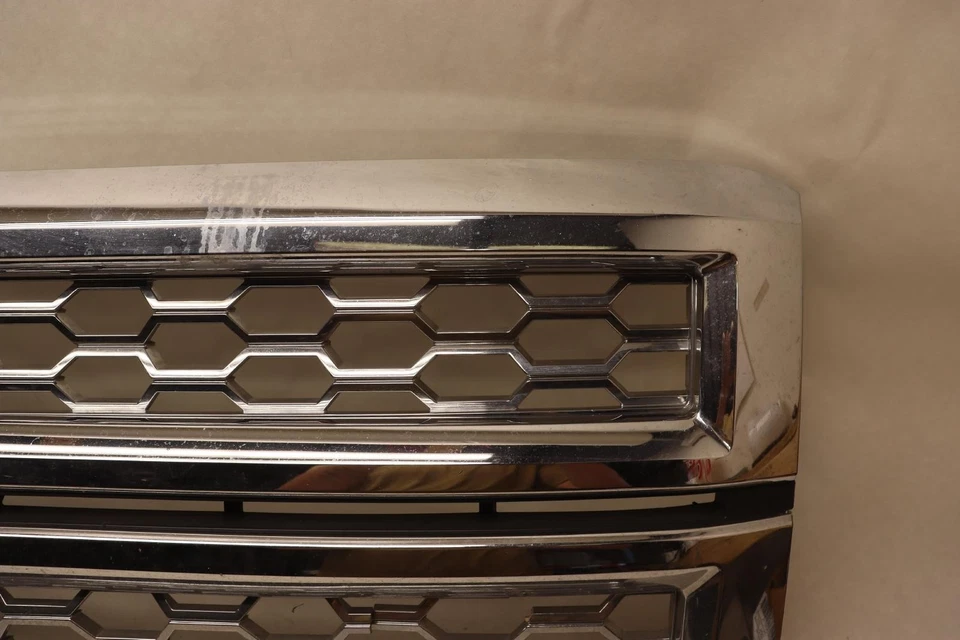 2016-2019 雪佛兰 SILVERADO 1500 前主烤架 GRILLE CHROME 原始设备制造商 — 第 2/4 张图片