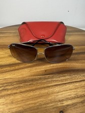 Occhiali da sole donna autentici Ray-Ban RB 3267 004/13 argento con custodia