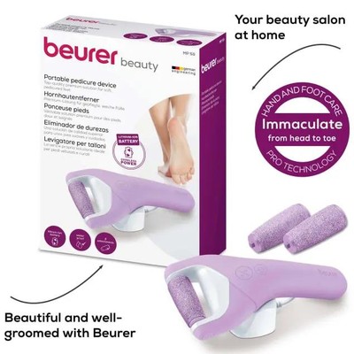 Beurer MP59 Waterproof Portable Rechargeable Pedicure Device