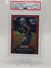 2015 Panini Prizm Amari Cooper Red Mojo /99 PSA 10 POP 11 RC