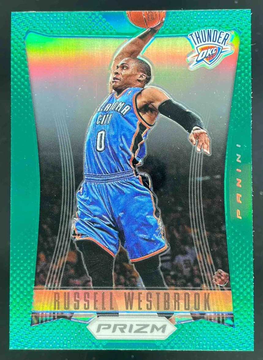 2012-13 Panini Prizm Prizms Green #47 Russell Westbrook