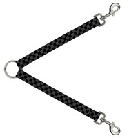 Dog Leash Splitter Checker Weathered2 Black/Gray (Us Import)