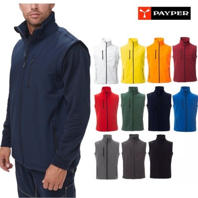 PAYPER HERREN ÄRMELLOSE SOFTSHELL GLASGOW WESTE WASSERDICHT ARBEIT WINDDICHT