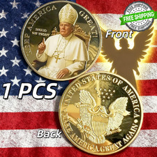 1 PCS Commemorative Coins Trump  President Do...