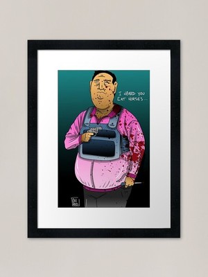 Hitman Framed Art Print Framed Wall Art Poster Canvas Print Picture