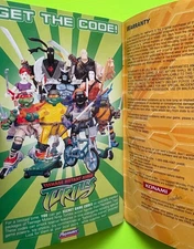Teenage Mutant Ninja Turtles XBOX Original KONAMI Game Instruction Booklet.