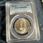 1953-D 50C FBL Franklin Half Dollar PCGS MS64 FBL