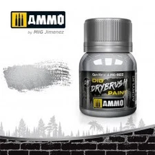 Ammo by Mig AMIG0622 Dio Drybrush Paint Gun Metal 40mL