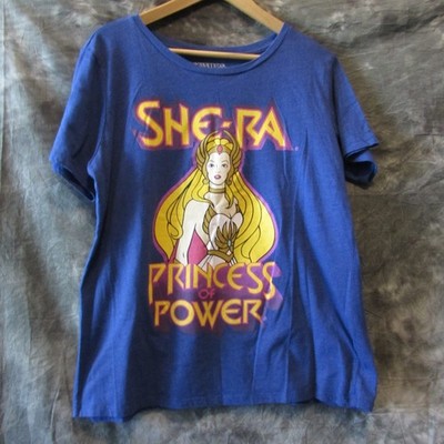 Shera Princess of Power Masters of the Universe Blue T-Shirt Juniors XXL 19