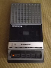 PANASONIC RQ-2105B PORTABLE CASSETTE TAPE RECORDER Power Cord Not Included.