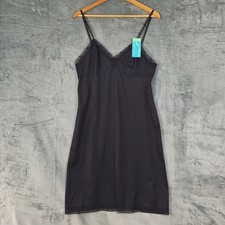 Y2K Satin Slip Dress Womens Small Babydoll Fairy Grunge Lace Coquette Whimsigoth