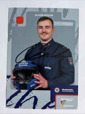 original sign. Autogrammkarte Bobsport Bob 2er Bob Oliver Peschk