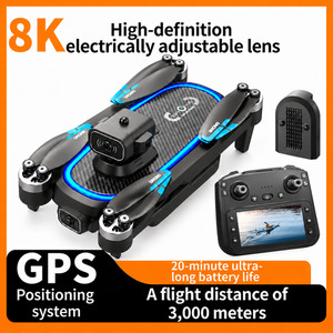 8K GPS FPV Drone with 4.5" Screen Remote, Camera RC Quadcopter Dual Battery