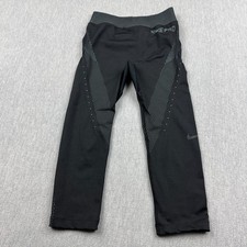 Nike Pro Women Leggings XS Black Hypercool Limitless Training Capri 19" Yoga